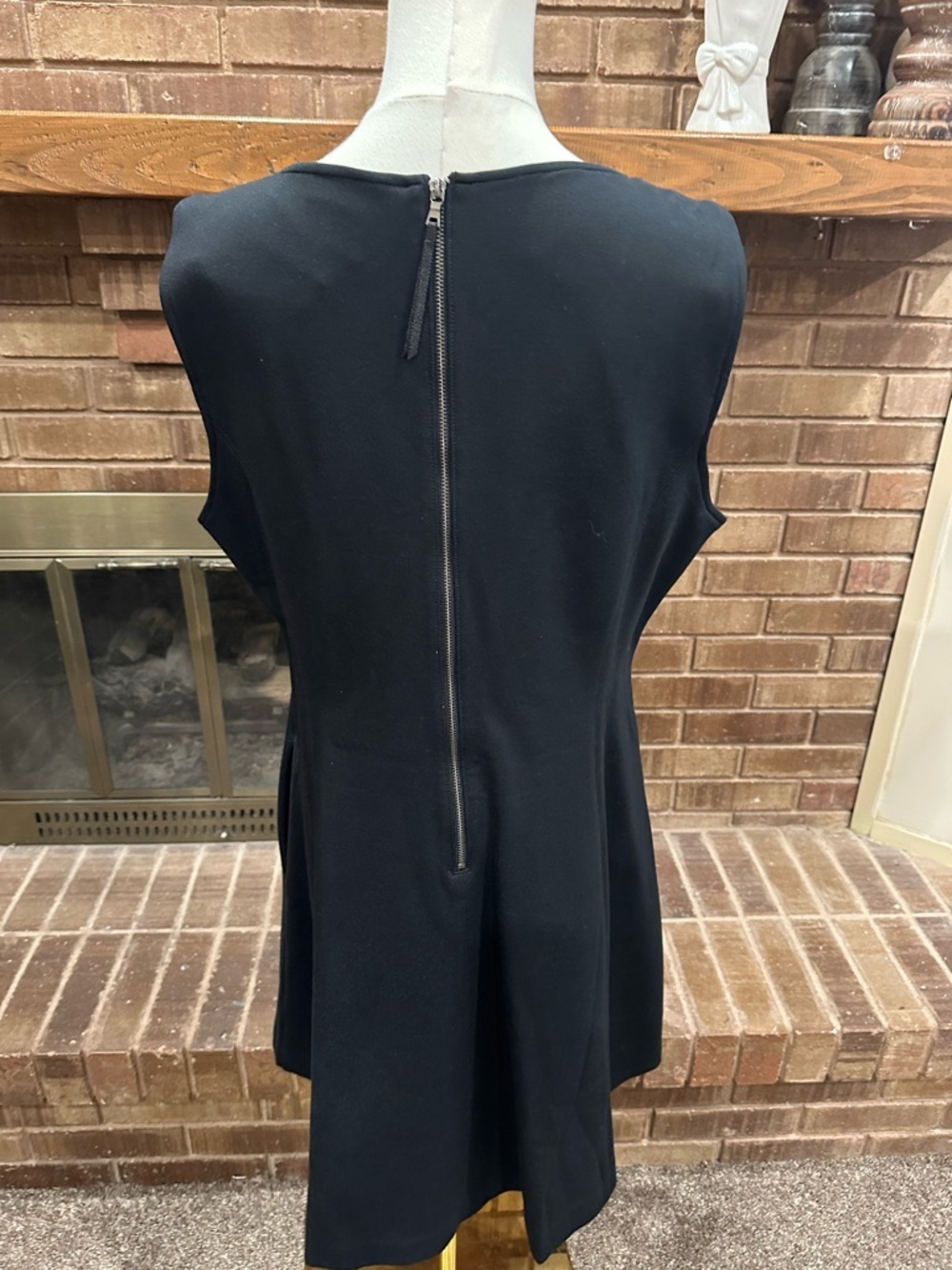 SPANX Black The Perfect A-Line Sleeveless Dress Extra Large XL EUC LBD Chic - Picture 4 of 5